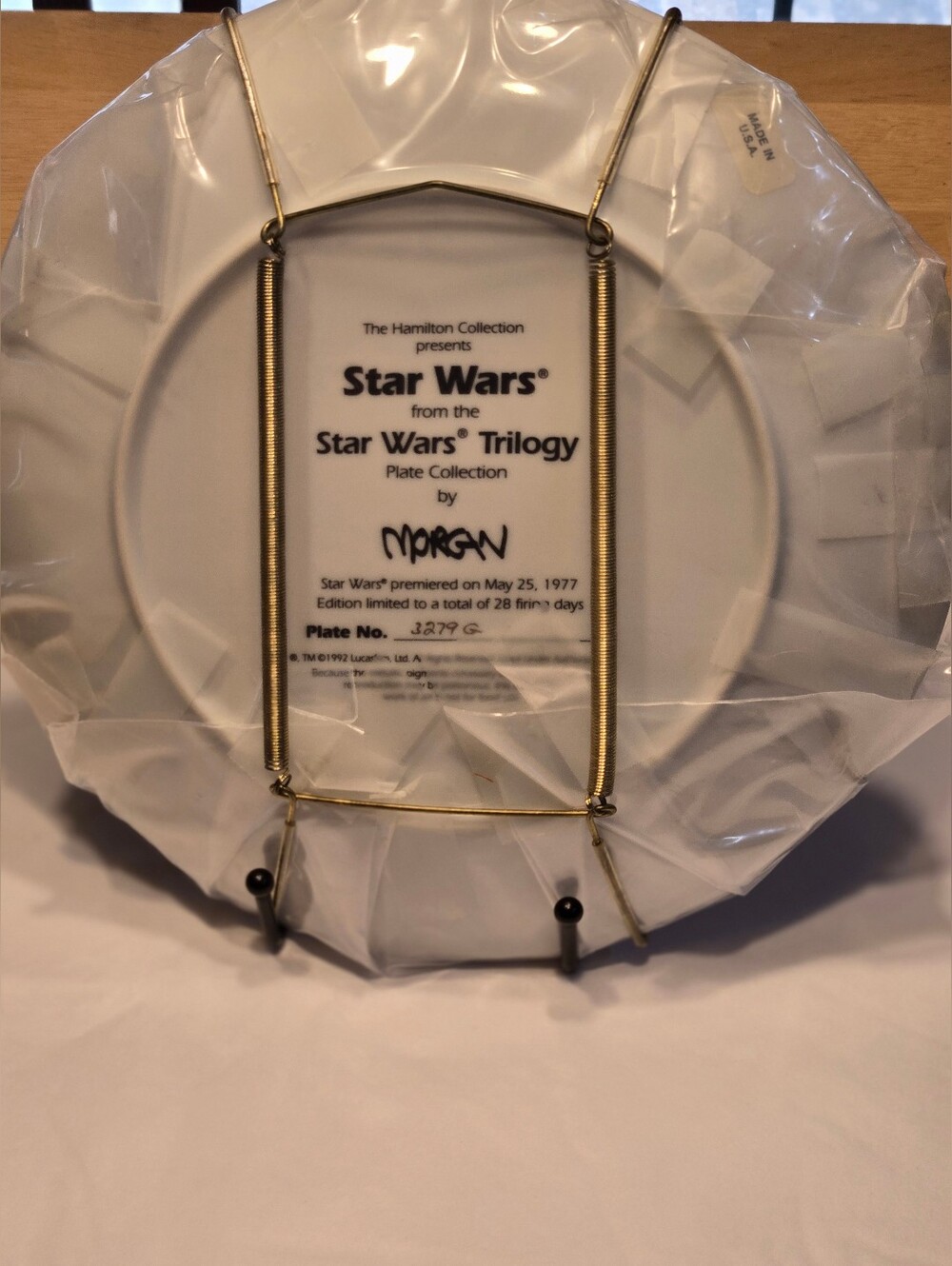 Hamilton Collection - Vintage Star Wars Decorative Collector Plate - Picture 2 of 7